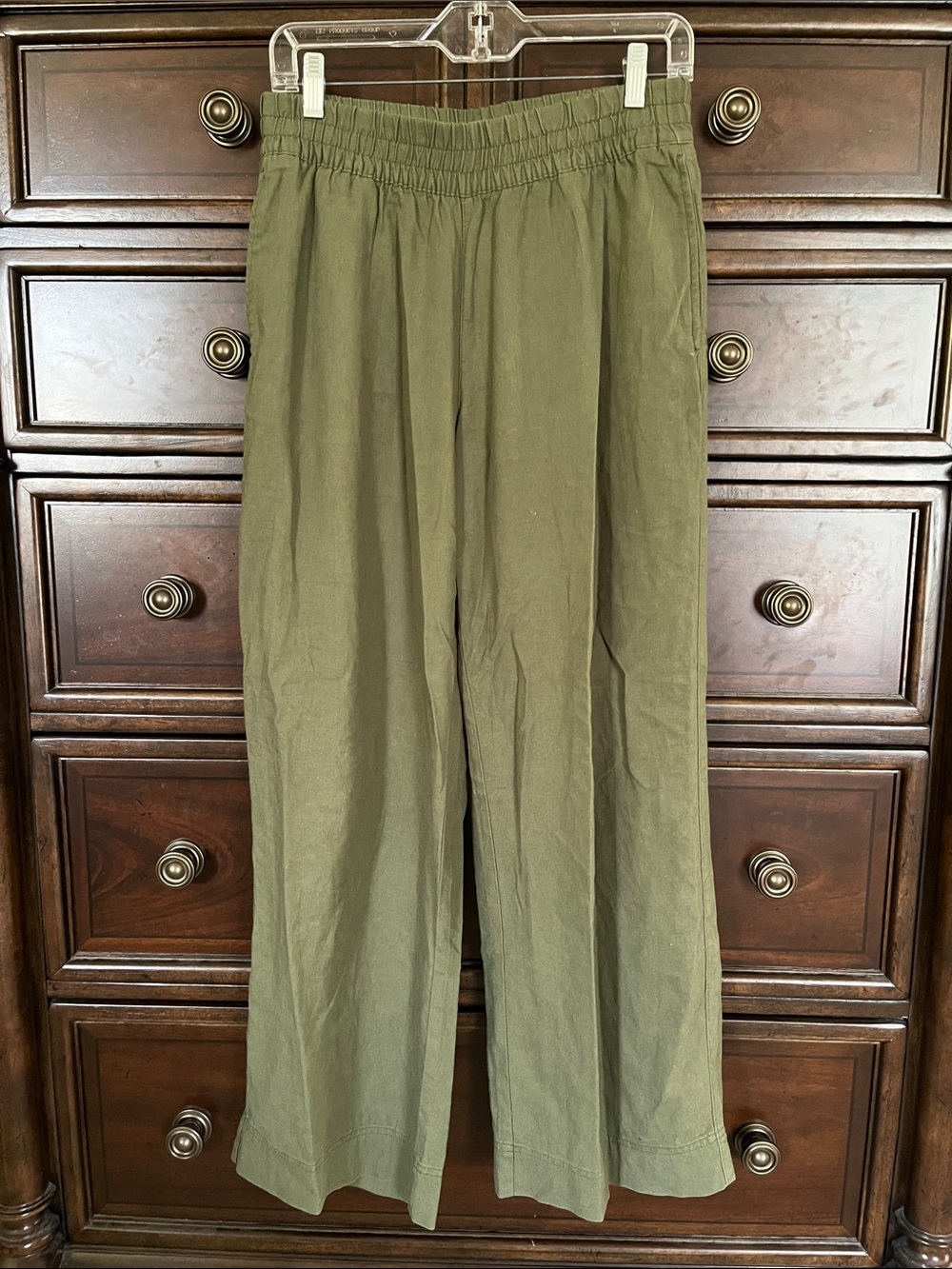 Old Navy High Rise Wide Leg Linen Blend Pants